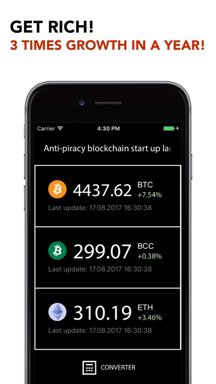 Crypto currency rate exchange