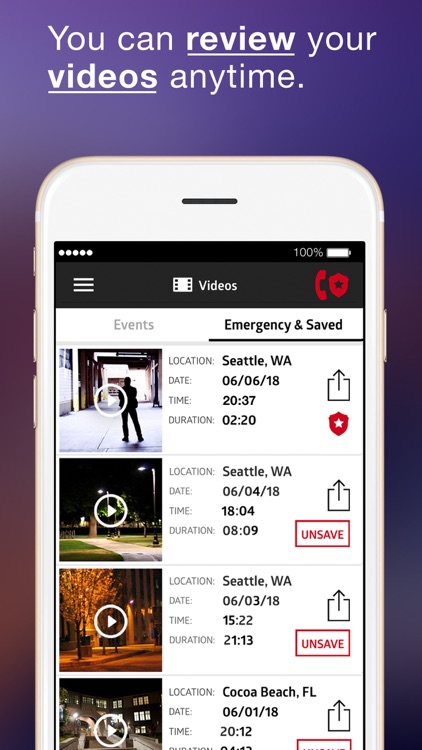 Personal Safety Video app screenshot-4