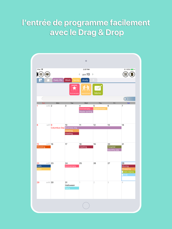 Screenshot #4 pour Bon Calendrier –programme,note