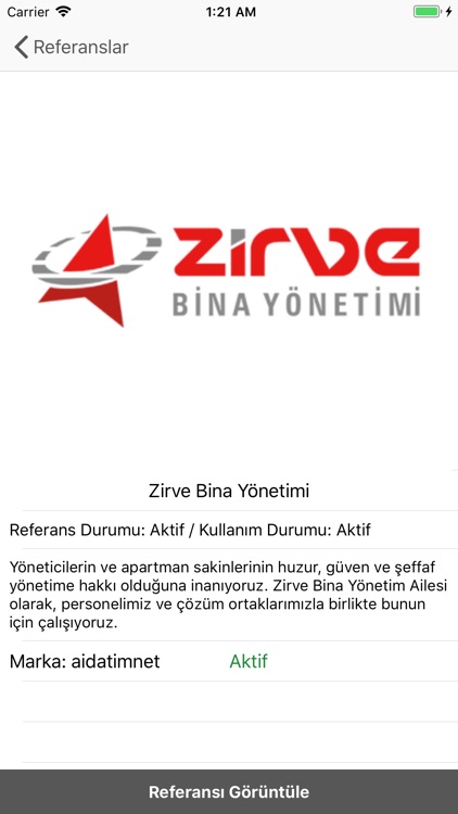 Zirve Bina Yönetimi