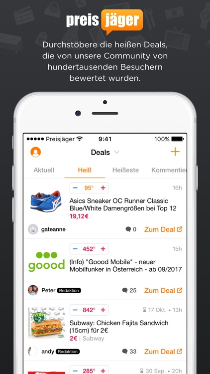 Preisjäger – Gutscheine, Deals