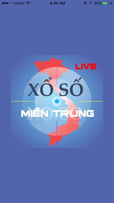 Xổ Số Miền Trung iPhone screenshot 1 - Entertainment app