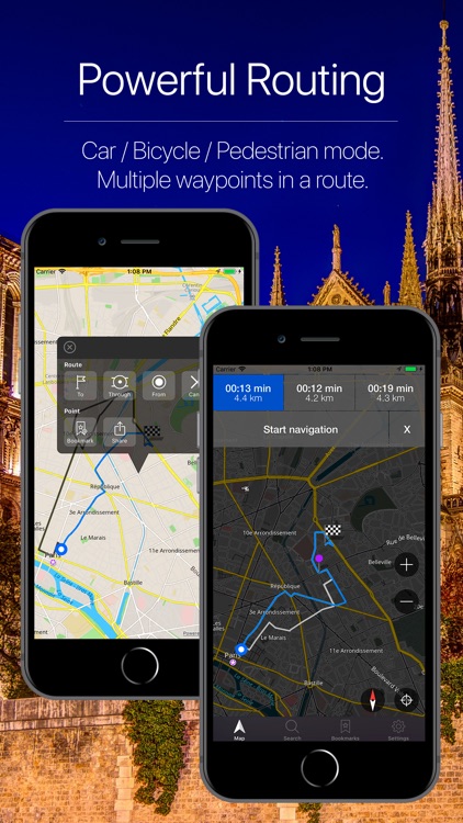 Paris Offline Navigation