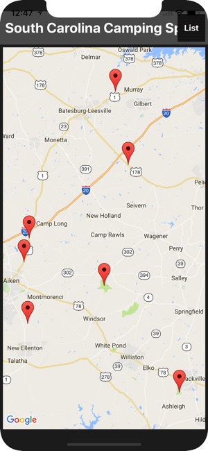 South Carolina Camping Spots(圖1)-速報App