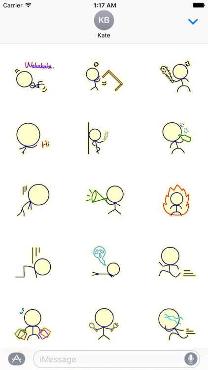 Life of Stick Man Stickers