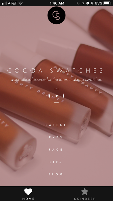 Cocoa Swatches iPhone screenshot 2 - Lifestyle app