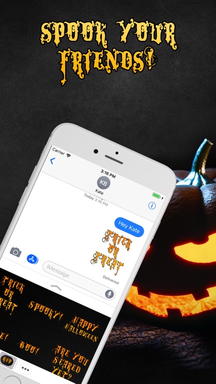 Halloween Word Stickers