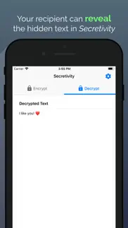 secretivity – lock & hide text iphone screenshot 4