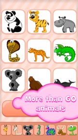 Funny animal: educational game screenshot
