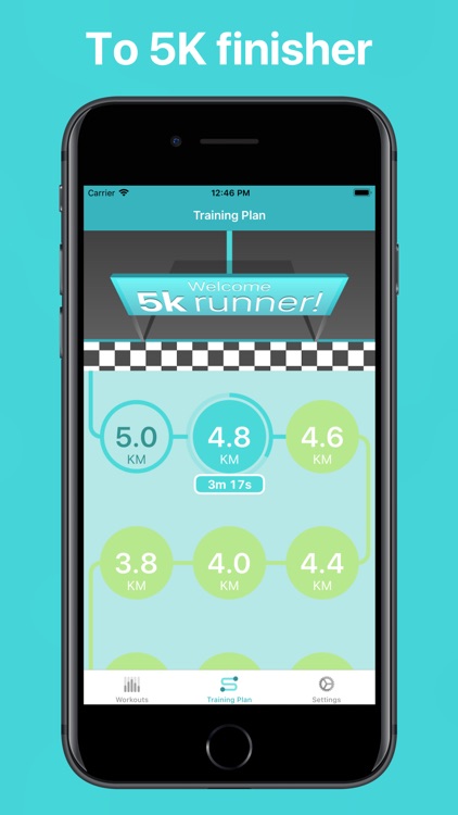 5K Run - Walk run tracker