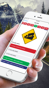 British Columbia, Canada Driver Knowledge Test screenshot