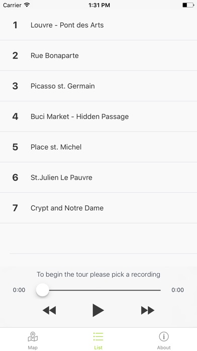 Paris Audioguide screenshot 2