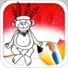 animals game for children - animals coloring