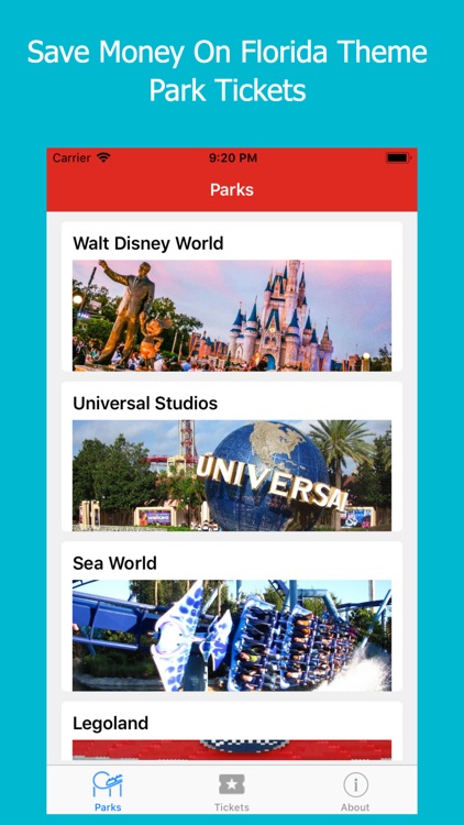 Florida Theme Park Tickets