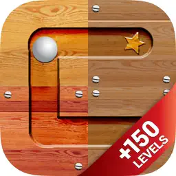 Ball rolls in labyrinth - Unblock & slide puzzle app icon
