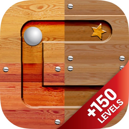 Ball rolls in labyrinth - Unblock & slide puzzle icon