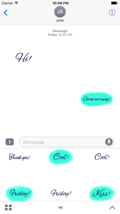 Hi! stickers screenshot-3