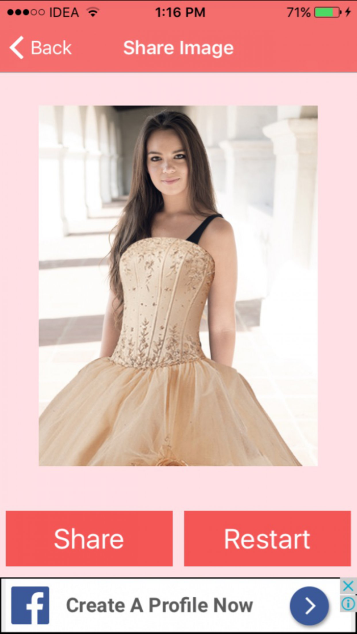 Designer Evening Gown Photo Studio