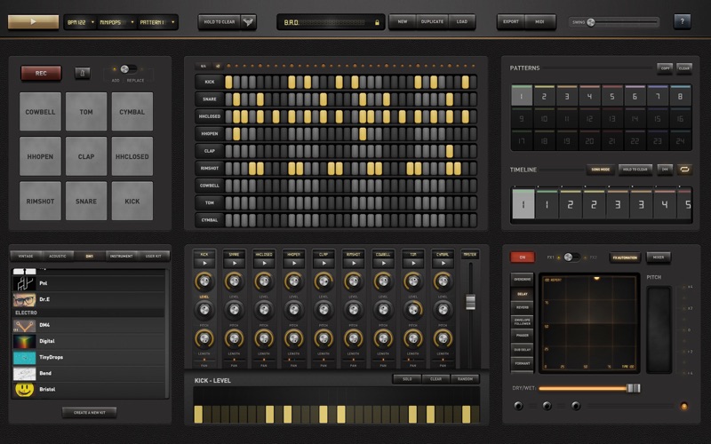 Screenshot #1 pour DM1 - The Drum Machine