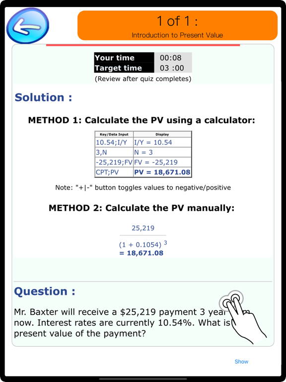 Screenshot #1 for Finance: Where is my A+?