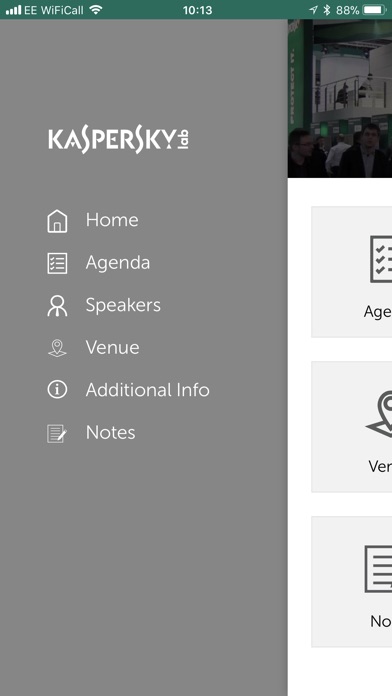 Kaspersky Event Guide screenshot 2