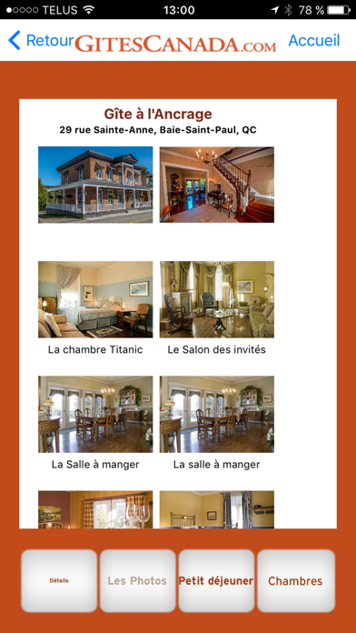 Screenshot #3 pour GitesCanada