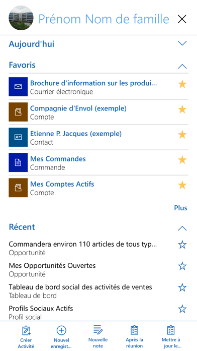 Screenshot #1 pour Dynamics 365 for phones