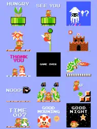 8-bit Super Mario Stickers ipad bilder 1