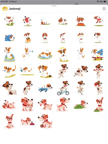 JackMoji - Pet Emoji & Stickerのおすすめ画像1