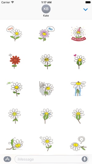 Flowers and Love Emoji Sticker(圖2)-速報App