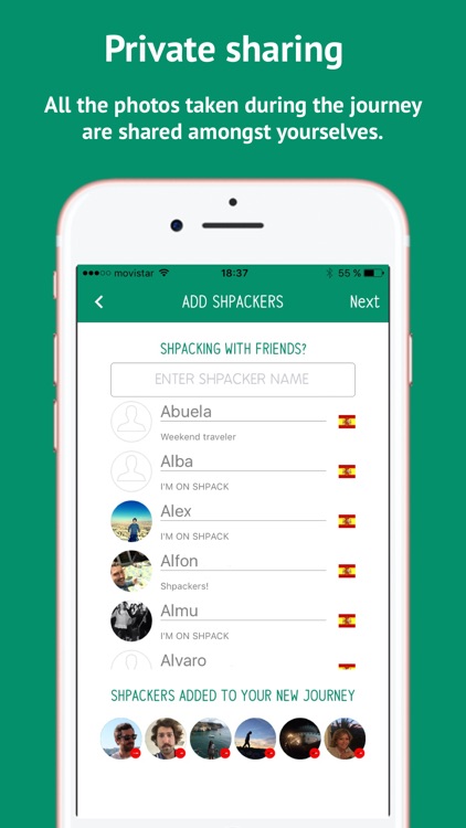 SHPACK - Travel photo sharing screenshot-3