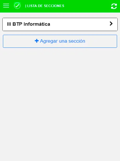 Lista de Asistencia