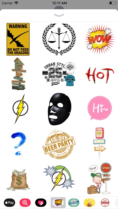 Cool Text Stickers screenshot 2