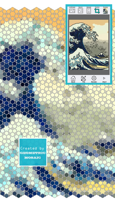 Screenshot #1 pour Geometric Mosaic