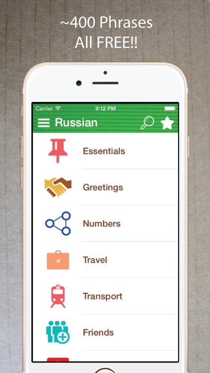 Learn Russian Phrasebook Pro +