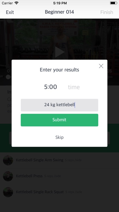 Kettlebell King - Beginner screenshot 4