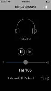 Radio Hit 105 Brisbane screenshot #2 for iPhone