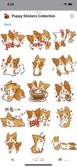 Game screenshot Puppy Stickers Collection hack