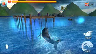 Captura de Pantalla 2 Scary Shark Unleashed 3D iphone