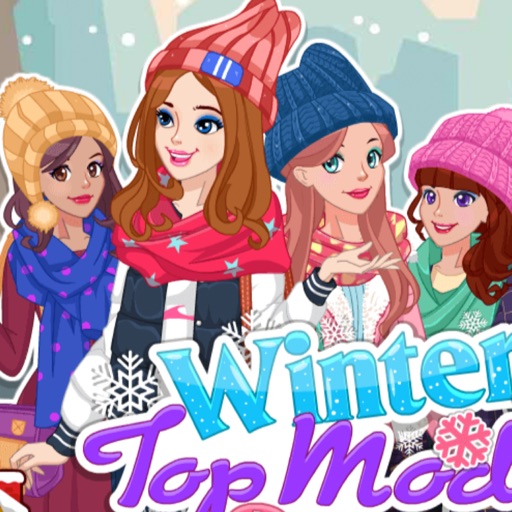 Winter Top Model Dress Up icon