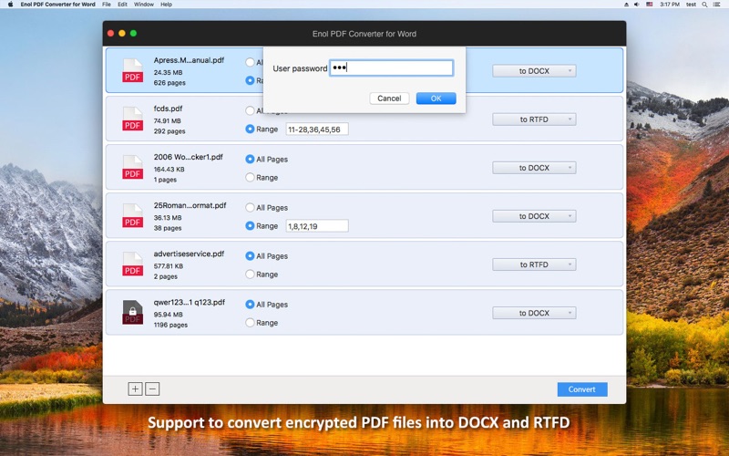 Screenshot #3 pour Enol PDF Converter for Word