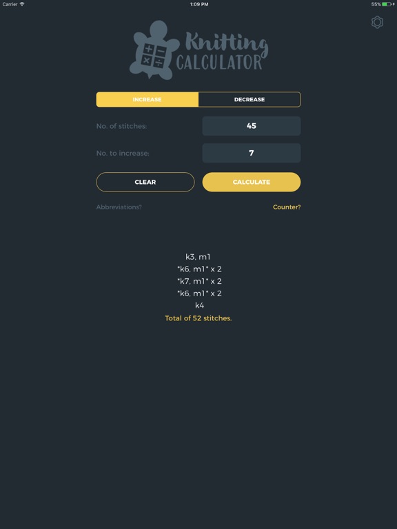 Knitting Calculatorのおすすめ画像2