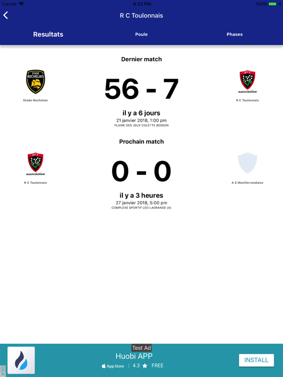 Screenshot #6 pour Rugby France Amateur