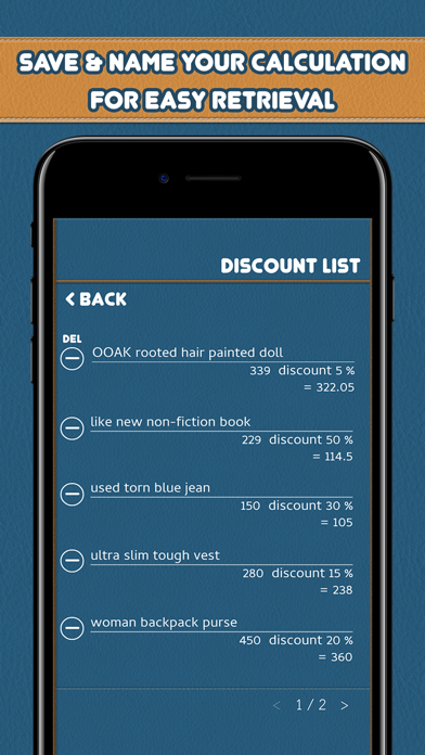 Screenshot #2 pour Discount Calculator & Save