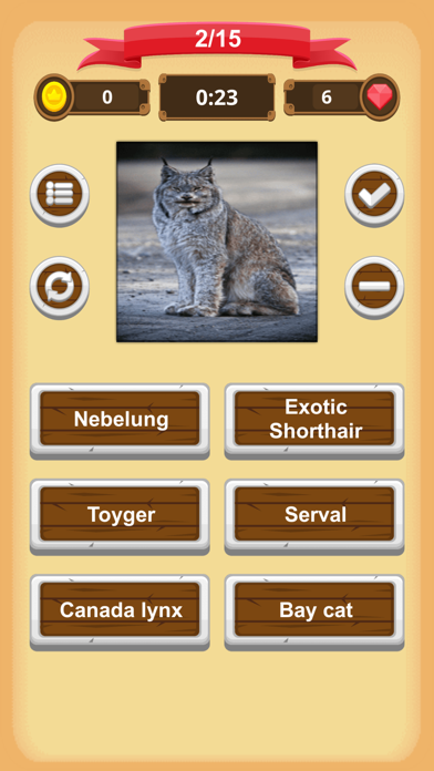 Cats - Quiz iPhone screenshot