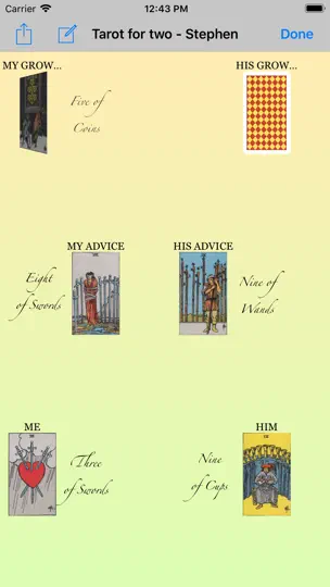 Tarot Lite iPhone Screenshot 1
