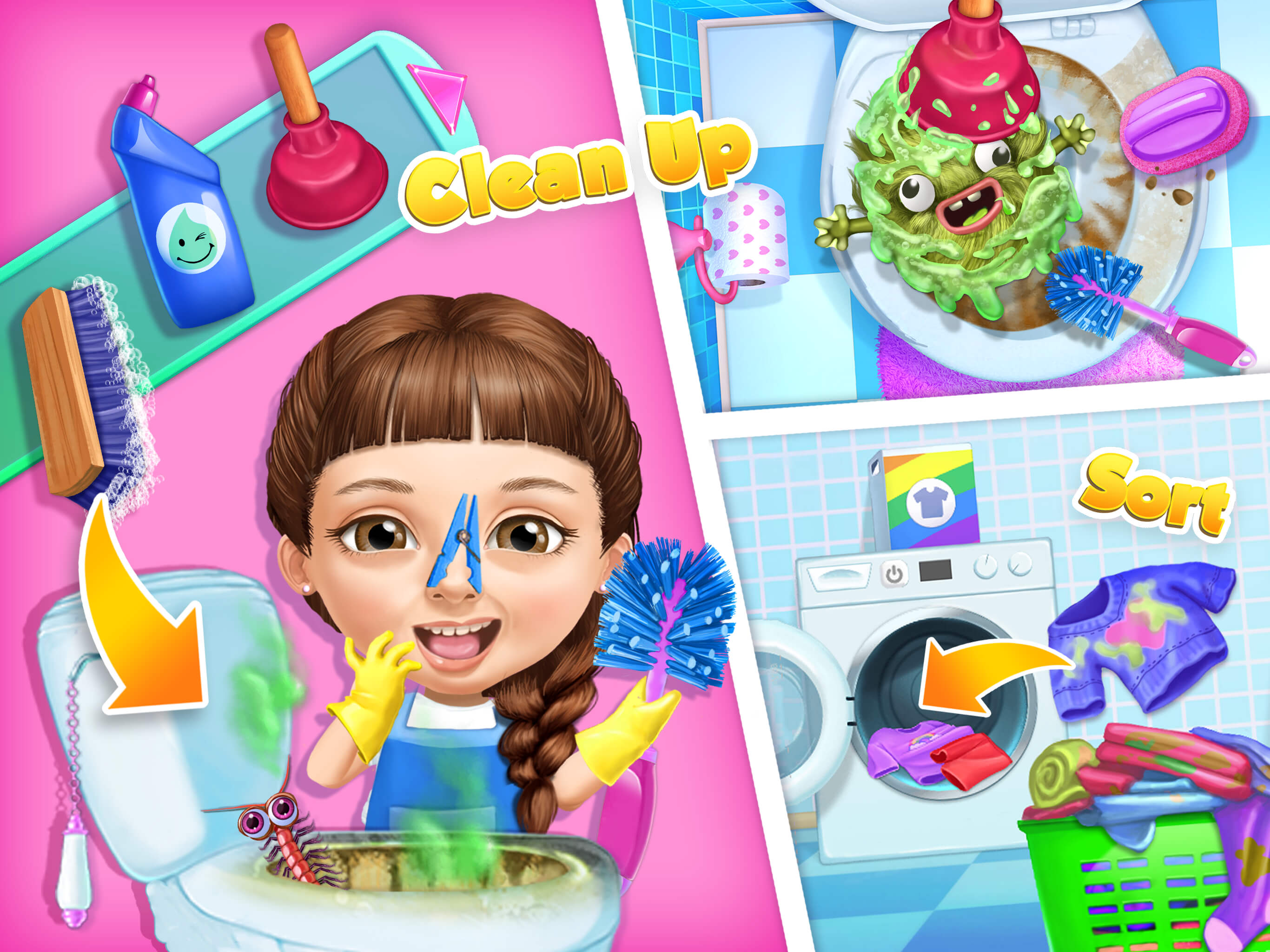 Sweet Baby Girl Cleanup 5 - No Ads screenshot 9