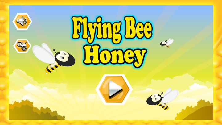 Flying Bee Honey Action Game screenshot 1