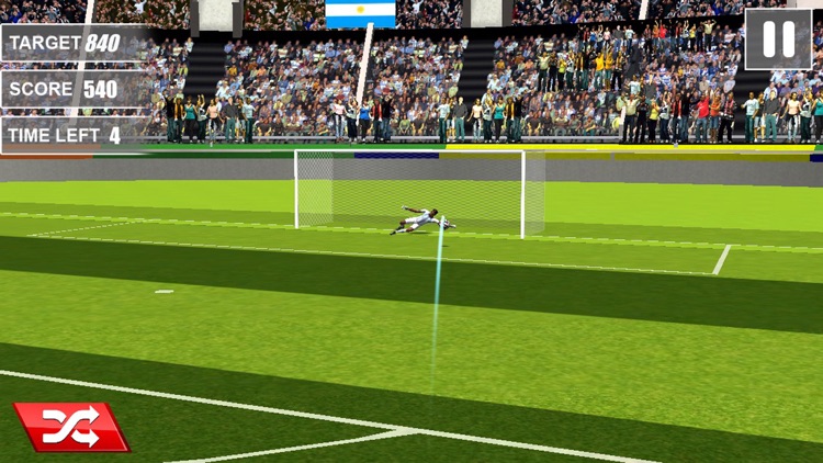 Kick Football Shootout 3D