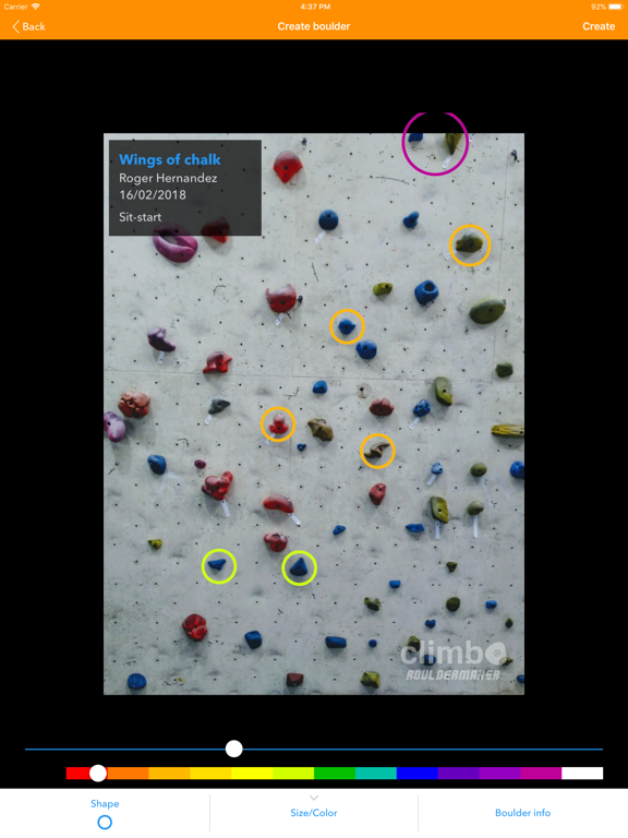 Screenshot #4 pour Climbo Bouldermaker